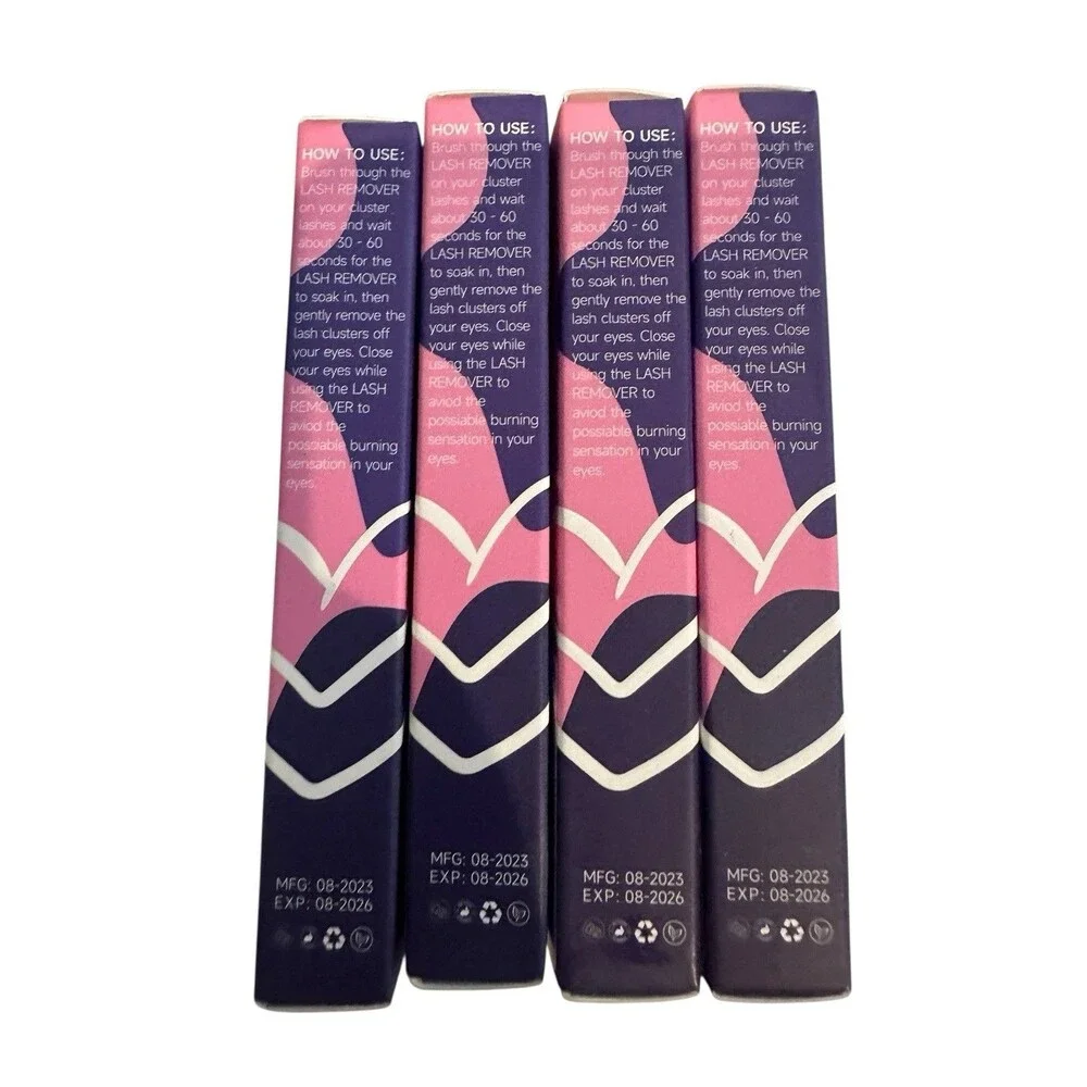 Lot of 4 Cris Lashes Eyelash Glue Remover for DIY Lash Clusters New in Boxes